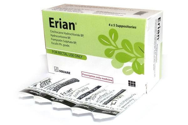Erian (5 Mg+5 Mg+10.5 Mg+10 Mg)/Gm